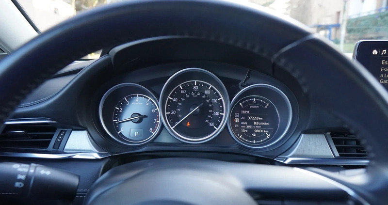 Mazda 6 cena 79000 przebieg: 99000, rok produkcji 2018 z Warszawa małe 37